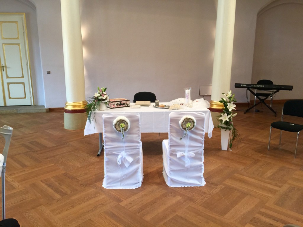 Rathaussaal Gera, standesamtliche und freie Trauung mit Trauredner Carsten Riedel