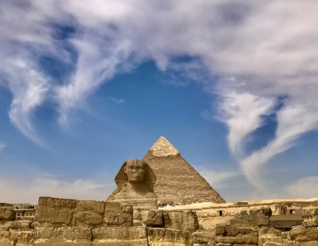 freie Trauungszeremonie in Ägypten - Pyramide und Sphinx
