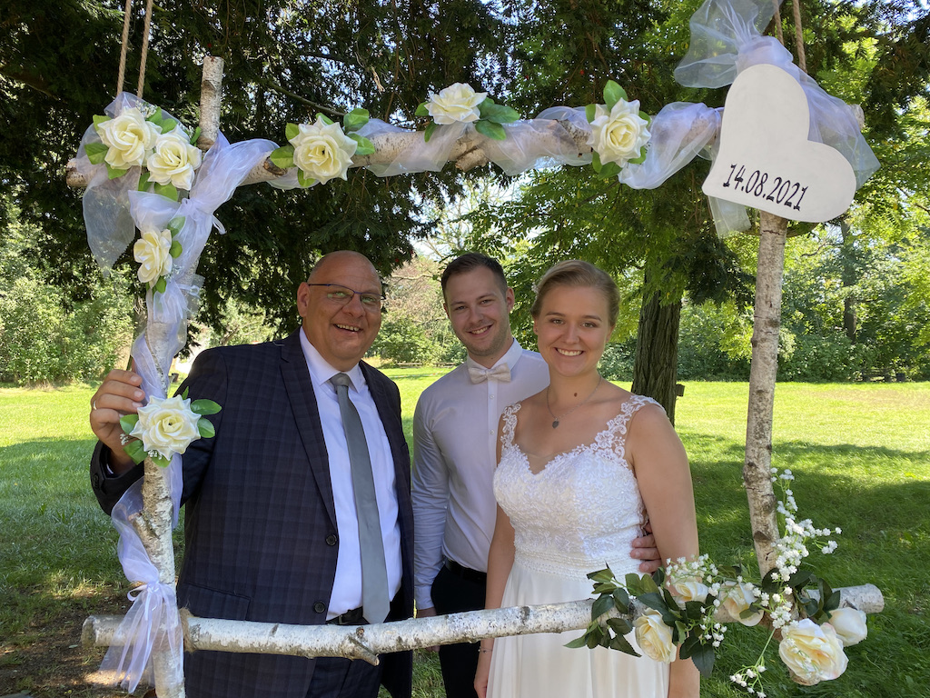 Trauungszeremonie in Lossa - Sophie und Benni