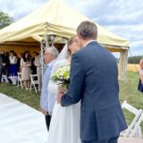 Brautpaar freie Trauung in Stelzen