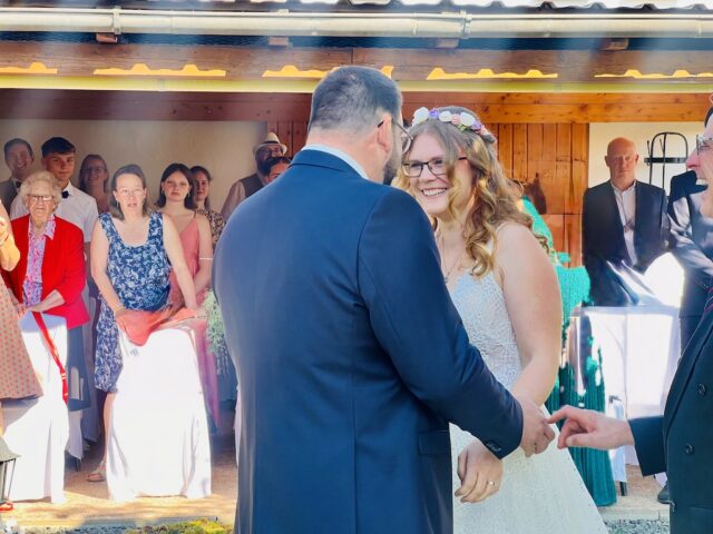 freie Trauung im Gasthof Simon Wildetaube - Sarah und Volker