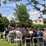 Atmosphäre bei der Trauung in Langenhesse